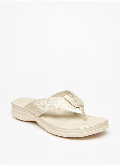 Buy Women's Solid Slip-On Sandals in UAE