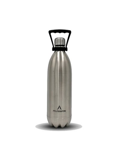 Buy | 100 hrs. Flask Cold | India | 1750 ml | Silver color in Saudi Arabia