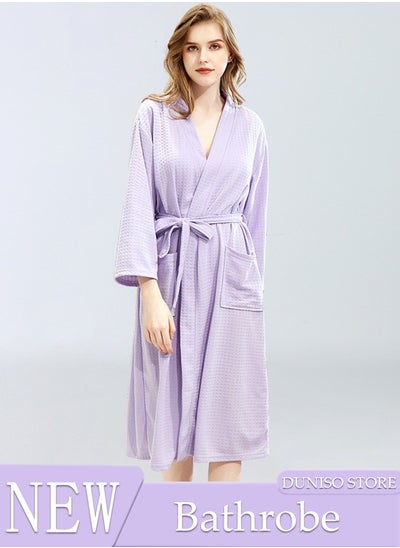 Buy Women's Robe Lightweight Soft Kimono Robes Loungewear with Long Sleeve Side Pockets Sleepwear Spa Robe Nightwear Nightgown Women Water Bathrobe Bridesmaid Robes Dressing Gown Autumn Robe in UAE