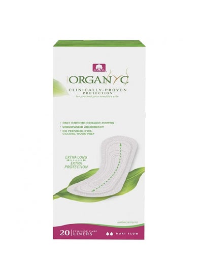 Buy Organic sanitary napkins with organic cotton, clinically intensive protection, 20 pads in Saudi Arabia