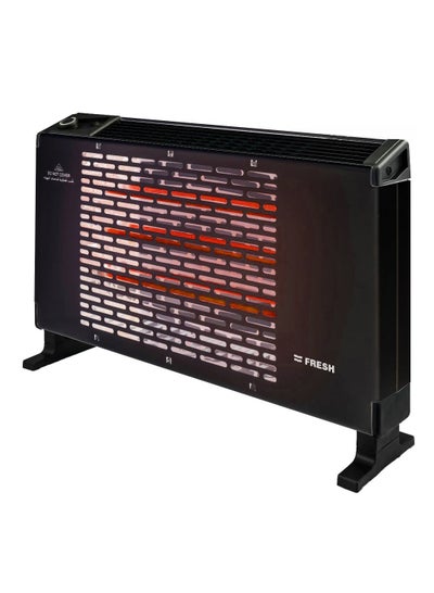 Buy Fresh Electric Heater Quratez PSM-210 2100W - Black in Egypt