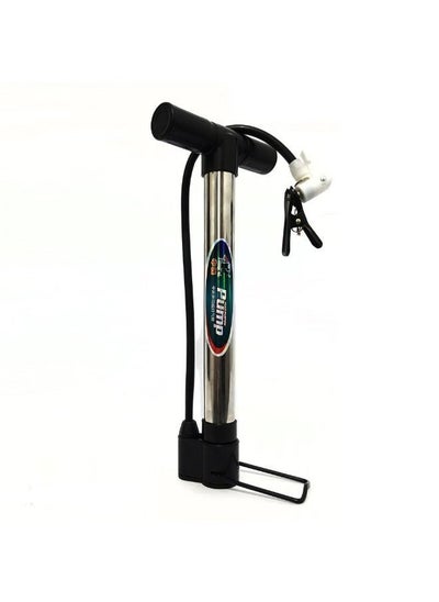 Buy Bike Football Aluminium Alloy American British Valve Portable Air Pump Inflator 30x5x3cm in Saudi Arabia