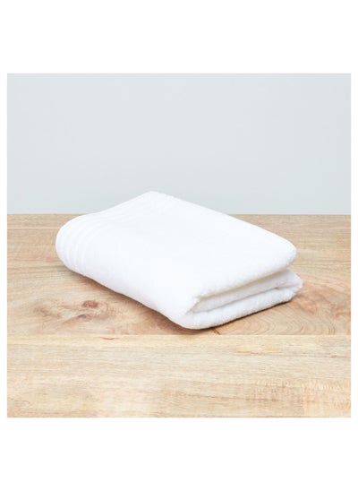 Buy Egyptian Cotton Textured Bath Towel - 70x140 cms in Saudi Arabia