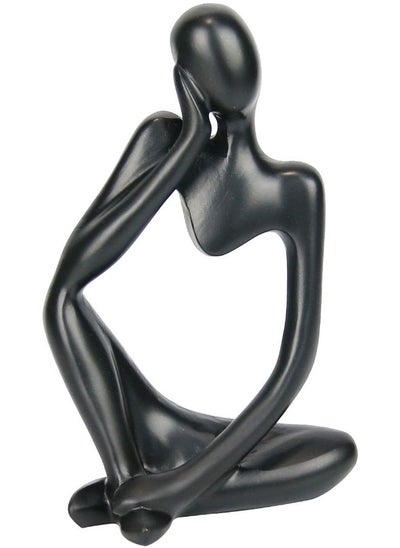 Buy Innolites Resin Statue Thinker Style Decoration Abstract Sculptures Collectible Figurines (Black Left) in Egypt