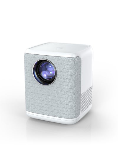 اشتري S6 Mini Projector, Smart Wireless Projector, Android 9.0 TV, 300 ANSI, Fully Sealed Dustproof, Compatible with TV Stick, Laptop, Tablets, iOS & Android Devices Wi-Fi Display, Support Arabic في السعودية