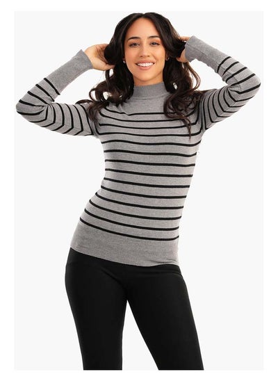 Buy Pullover with Horizontal Stripes in Egypt