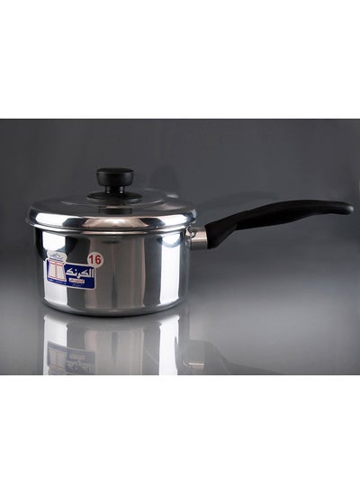 Buy Al-Karnak Aluminum Saucepan With Cover And Bakelite Handle 14 Cm in Egypt