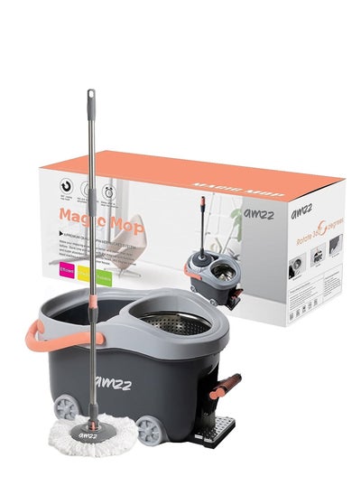 Buy Amzz Advanced Effortless Cleaning Mop Bucket, Effortless Home mop and basket for Uae Homes in UAE