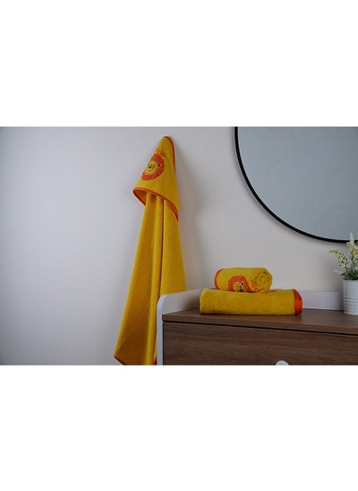 Buy Jungle King Bath Towel 60x120cm-yellow in UAE