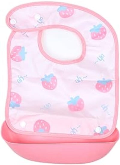 Buy Mix&Max Waterproof Bib Printed Strawberry For Girls-Multicolor in Egypt