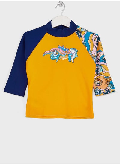 Buy Kids Printed Rashguard T-Shirt in UAE