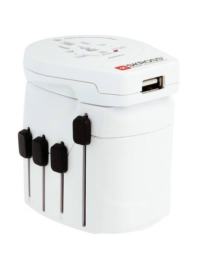 Buy Pro World And USB Connector Hub White in UAE