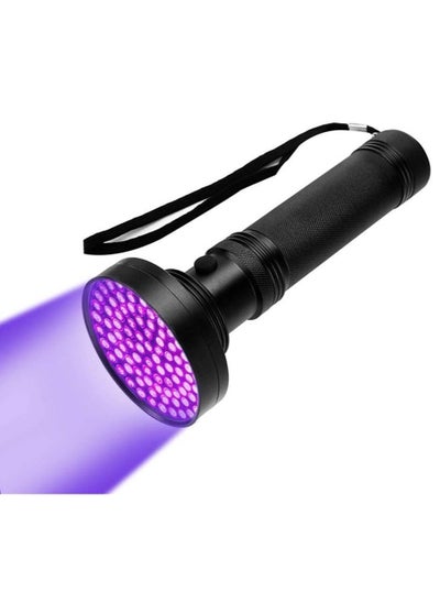 Buy UV Black Light Flashlight, 100 LED 395 nM Flashlights, Super Bright Ultraviolet Flashlight Professional Pet Urine Detector for Dog/Cat,Hunting Scorpions,Search Bed Bugs and Fluoresc in UAE