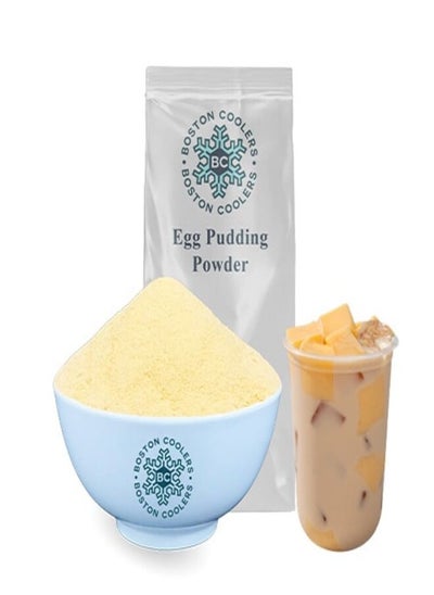 Buy Egg Pudding powder Original Boston Coolers 1 Kg For Bubble Tea Fruit Tea Milk Tea And Boba Tea in UAE