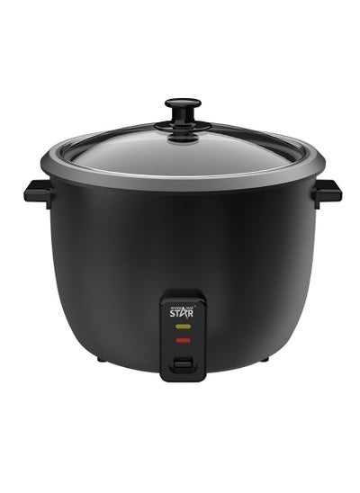 Buy Electric Cooker Black 2.8L 1000W with Measuring Cup and Spoon Included, Dishwasher Safe Parts ST-9345 Black in Saudi Arabia