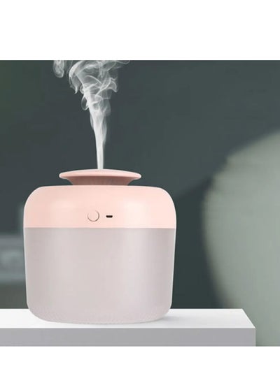 Buy Humidifiers 2.4L Cool Mist Humidifier USB Desktop Ultra Quiet Air Humidifier with Night Light Top-Fill Translucent big Water Tank Diffuser For Bedroom,Home,Baby Room,Office, DesK,Cafe,Hotel in UAE