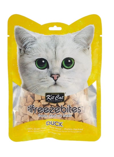 Buy Freeze Bites Duck Dried Cat Treats 15G in UAE