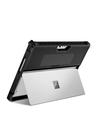 Buy Case Cover For Microsoft Surface Pro 9 Striped Hollow Tablet Case Black in Saudi Arabia