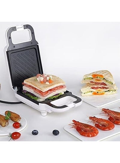 Buy Ultimate 3-in-1 Multifunctional Breakfast Machine: Waffle Maker, Toaster, Sandwich Press | Easy 3-Minute Breakfast, Intelligent Operation, Dual Lights | Fat-Reducing Cooking, Portable & Efficient in UAE