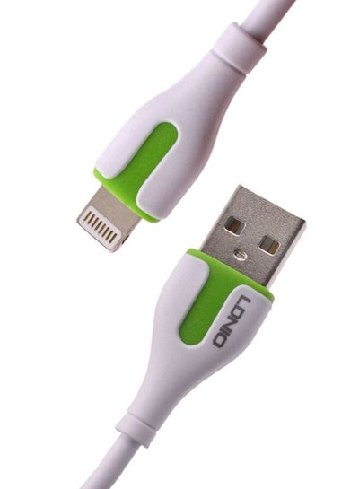 Buy LS572 Fast Charging Data Cable Lightning To USB-A, 2M, Length - Multicolour in Egypt