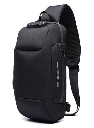 اشتري Sling Backpack USB Anti-Theft Men'S Chest Bag Casual Shoulder Bag في السعودية