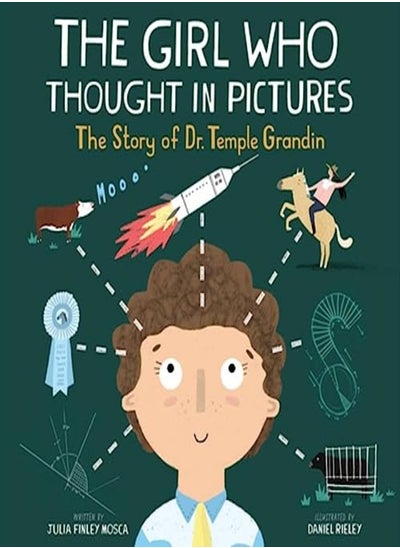 اشتري The Girl Who Thought In Pictures The Story Of Dr Temple Grandin by Mosca, Julia Finley - Rieley, Daniel Paperback في الامارات