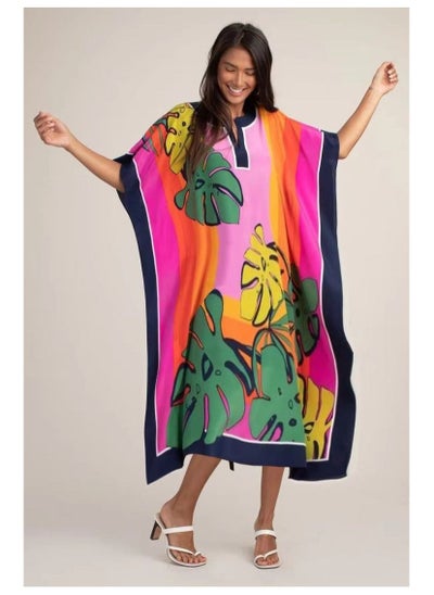 اشتري Beach Printed Robe Sunscreen Cover في الامارات