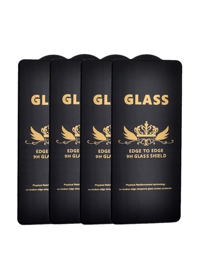 Buy G-Power 9H Tempered Glass Screen Protector Premium With Anti Scratch Layer And High Transparency For Samsung Galaxy A72 6.7 Inch Set Of 4 Pieces - Transparent in Egypt
