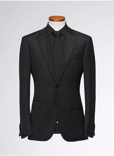 Buy Le Bond Designer Wear Black Men’s Regular Fit Suit in UAE