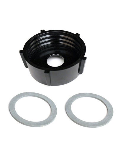 اشتري Blender Jar Base + 2Pcs Rubber O-Ring Gaskets Replacement for Oster Blender 4902-003 في السعودية