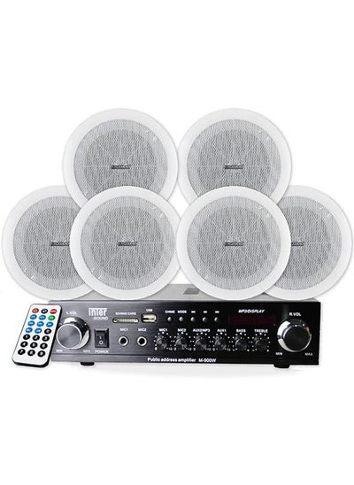 Buy Sound System Offer 6 Ohm Ceiling Speakers and Amplifier 60W in Egypt