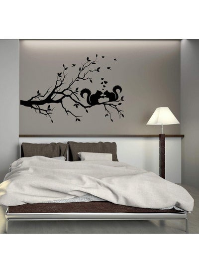 Buy The Squirrel Branches Carved Bedroom Decorative Wall Stickers in Egypt