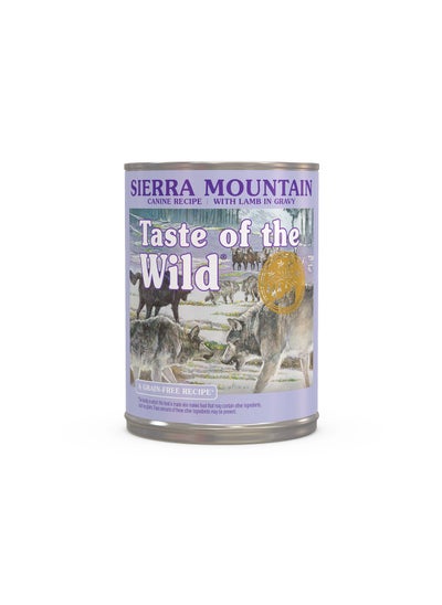 Buy Taste of the Wild Sierra Mountain Canine in Gravy Wet Dog Food  390G in UAE