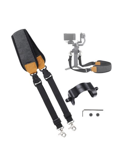 Buy Neck Shoulder Strap for DJI RS 3 Mini Gimbal Lightweight Stabilizer for Canon/Sony/Panasonic/Nikon/Fujifilm Lanyard Accessories Cushion Shoulder Lanyard Dual Hook Adjustable in Saudi Arabia