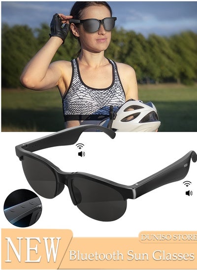 Buy Smart Glasses,Bluetooth 5.3 Sunglasses Wireless Bluetooth Headset Waterproof Compatible with Smart Phones Easy to Make Phone Calls and Listen to Music Polarized Lenses in UAE