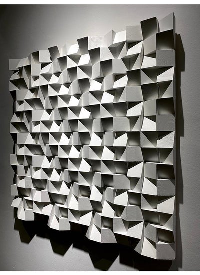 اشتري White Wood Wall Art By Woodeometry في مصر