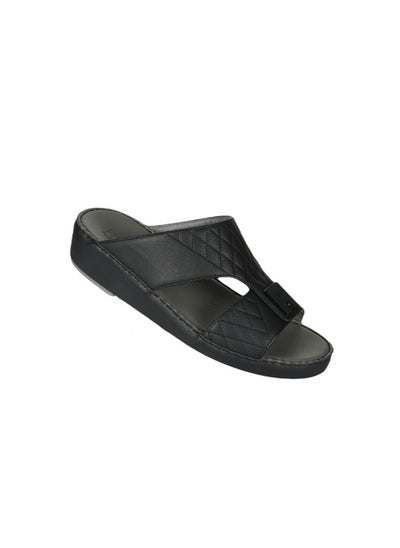 Buy 008-3377 Barjeel Uno Men Arabic Sandals VTS 11 Black in UAE