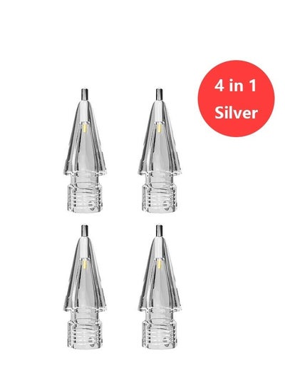 اشتري 4-Piece Replacement Tips Set Suitable For Apple Pencil 1st And 2nd Generation في السعودية