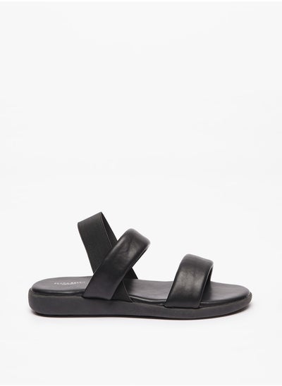 اشتري Women Solid Elasticated Back Strap Sandals في الامارات