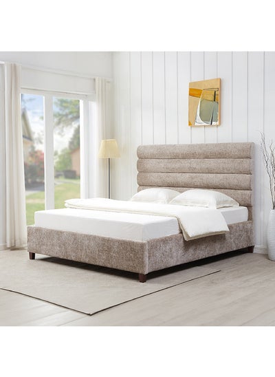 اشتري Dublin Solitaire Upholstered King Bed 214 x 142 x 194 cm في السعودية