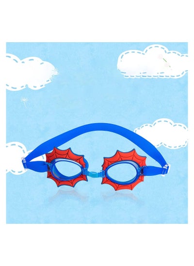 Buy Kids Swim Goggles, Anti Fog No Leak UV Protection Wide View Swim Goggles for Age 3-16 Boys Girls (Spiderman) in UAE