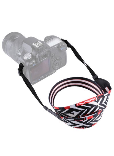 اشتري Retro Ethnic Style Shoulder Neck Camera Strap Sling Belt for SLR/DSLR Multicolour في الامارات