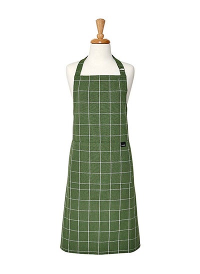 اشتري Ladelle Eco Check Green Apron في الامارات