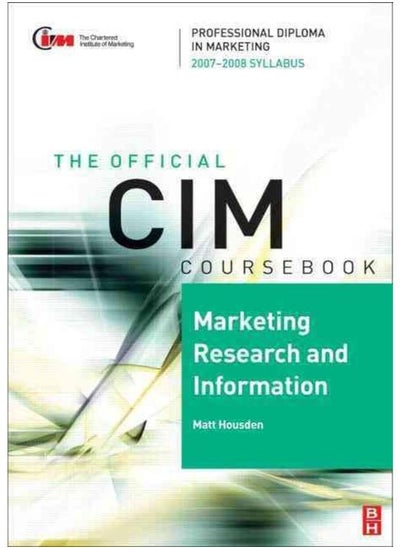 Buy CIM Coursebook 07/08 Marketing Research and Information in Egypt