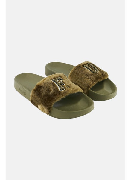 Buy Women Leadcat Fenty Slides, Burnt Olive in UAE