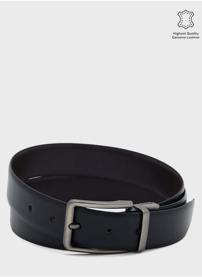 Buy Faux Leather Reversible And Resizable 35Mm Formal Belt in Saudi Arabia