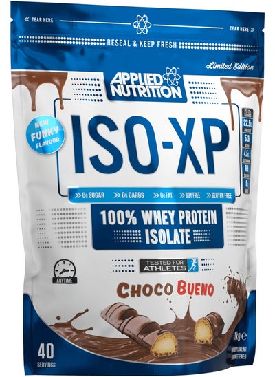 Buy Applied Nutrition ISO-XP 100% Whey Protein Isolate, Chocolate Bueno, 1 kg in Saudi Arabia