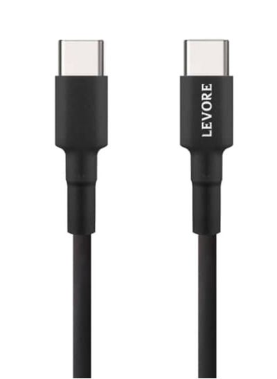 اشتري Charging Cable TPE Type C to C 1M Black في السعودية