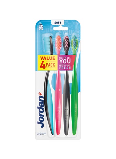 اشتري Jordan Ultimate You Soft Toothbrush 4PK في الامارات