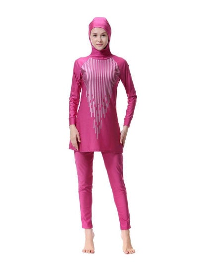 اشتري Conservative And Fashionable Burkinis Pink في الامارات